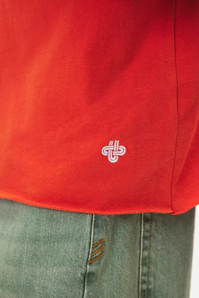 Richmond Quilted Cropped Rugby Shirt